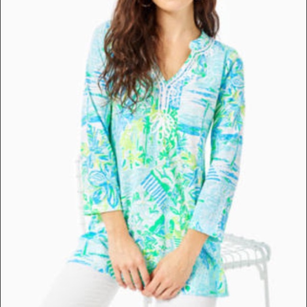 Lilly Pulitzer Kaia Knit Tunic Top